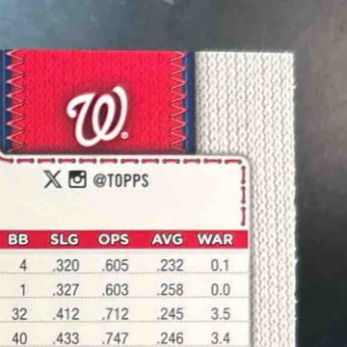2026 Topps CJ Abrams Diamante Foil #152 Washington Nationals - Sports Cards