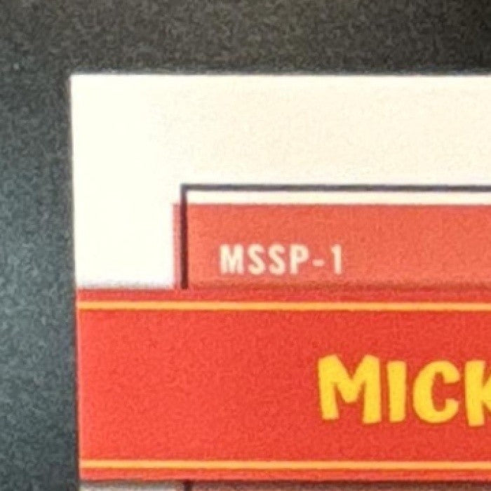 2026 Topps Disney Neon Mickey Mouse Shorts Short Prints Orange Wave /25 - Non-Sports Cards