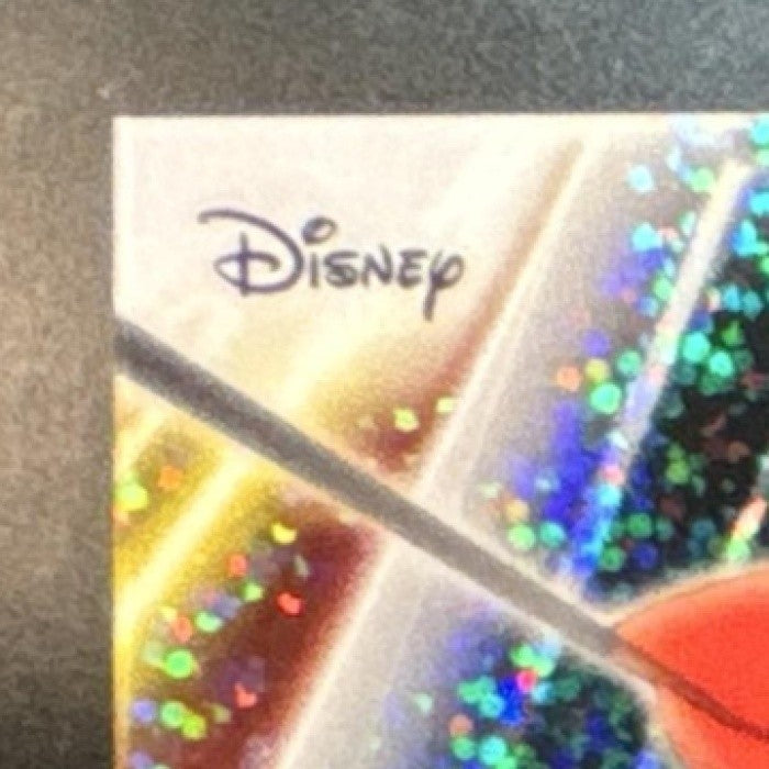 2026 Topps Disney Neon Sebastian Chrome Black Speckle 10/10 The Little Mermaid - Non-Sports Cards