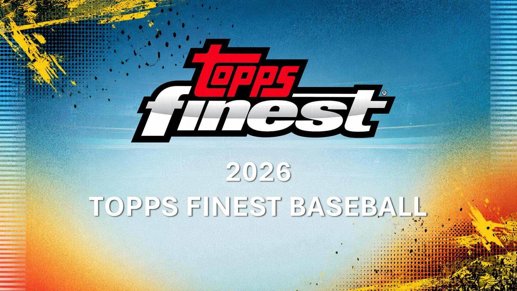2026 Topps Finest Baseball Mega Box (Mini Diamond Parallels) - MLB Blaster Box