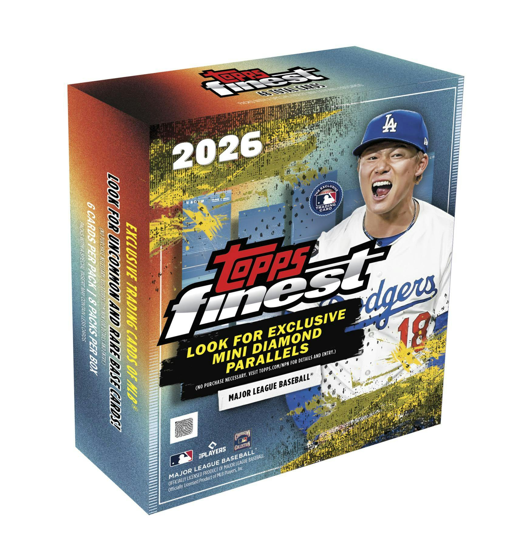 2026 Topps Finest Baseball Mega Box (Mini Diamond Parallels) - MLB Blaster Box