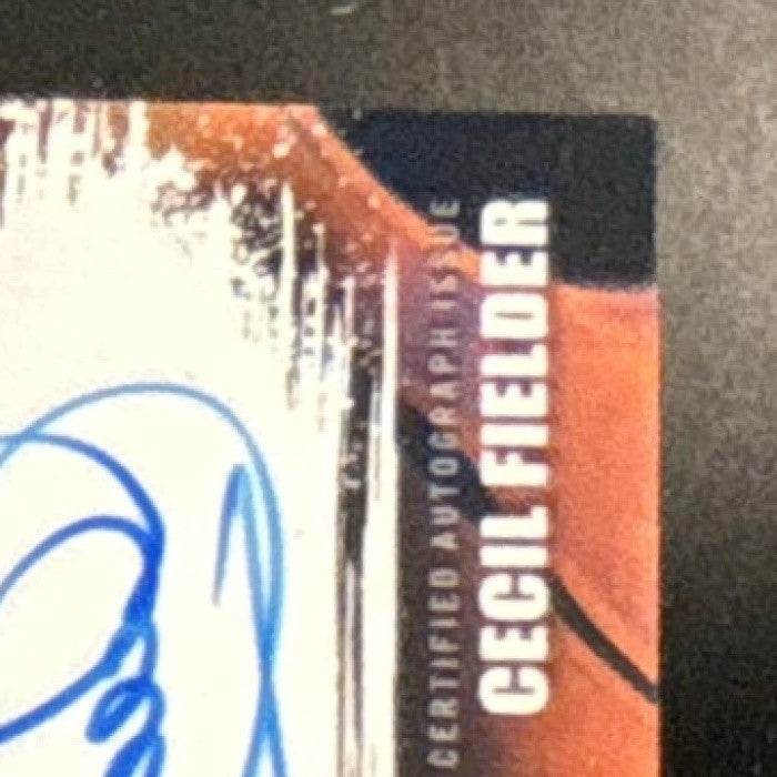 2026 Topps Finest Cecil Fielder Ink Auto Green /99 #FI-CFI Detroit Tigers - Sports Cards