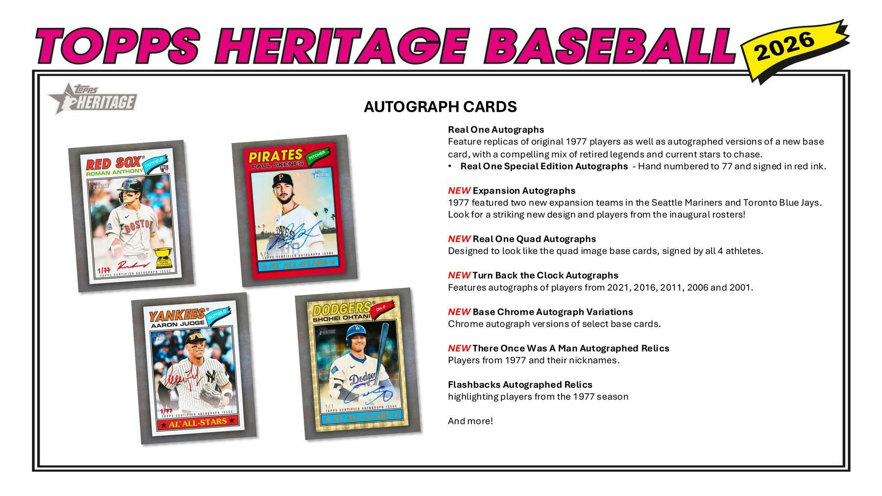 2026 Topps Heritage Baseball Blaster Box - MLB Blaster Box