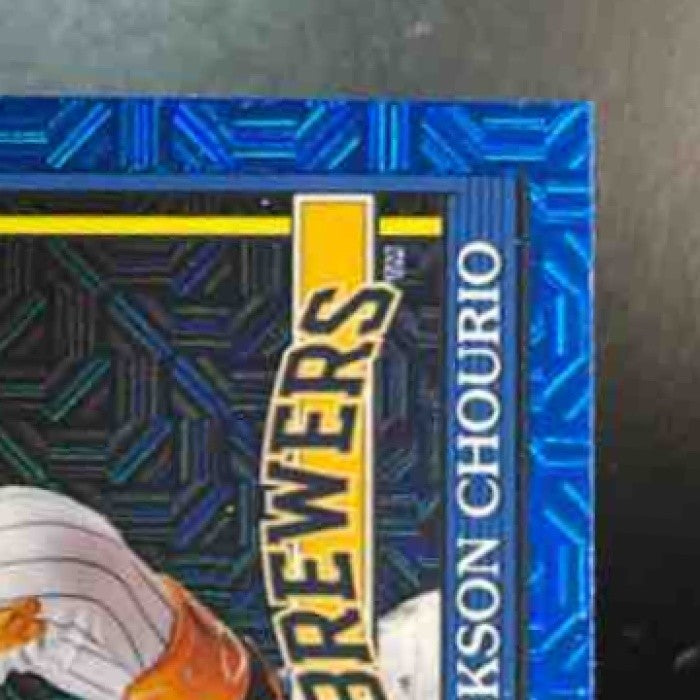 2026 Topps Jackson Chourio 1991 Chrome Silver Pack Blue Mojo /150 #91C-71 Brewer - Sports Cards