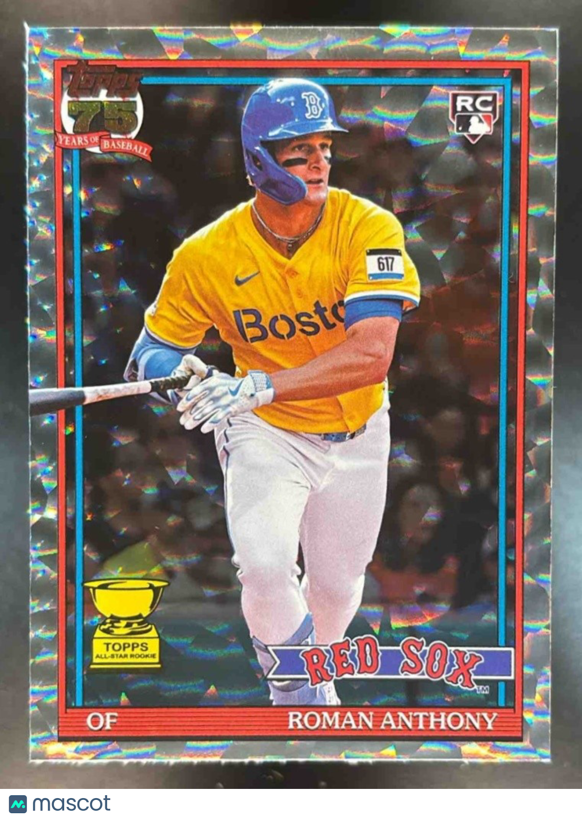2026 Topps Roman Anthony 1991 Crackleboard Foil T91-71 RC Boston Red Sox - Sports Cards