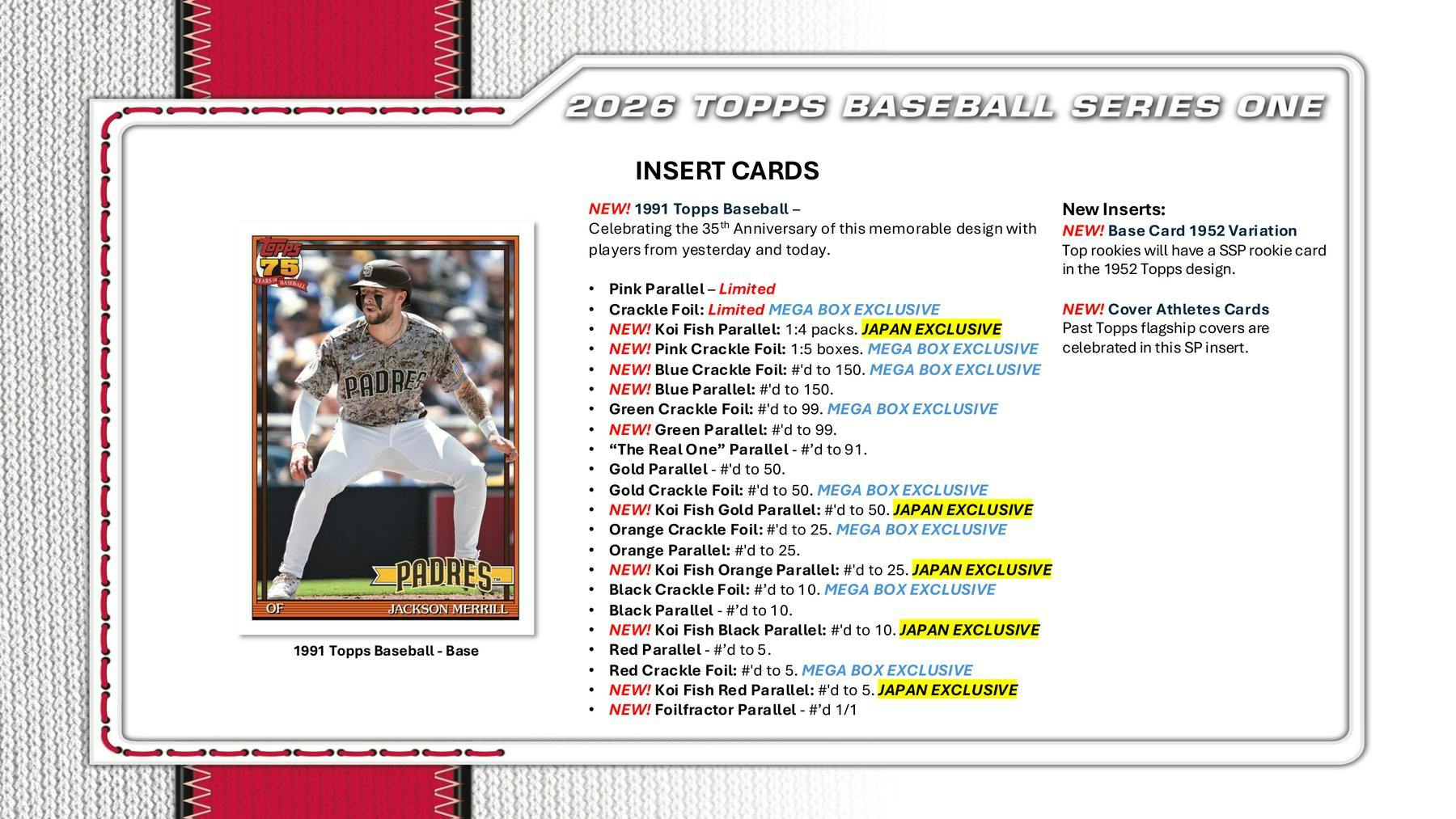 2026 Topps Series 1 Baseball 6-Pack Blaster Box - MLB Blaster Box