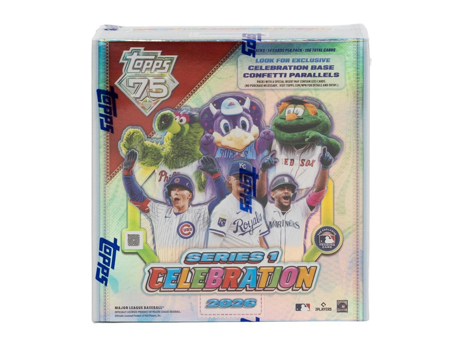 2026 Topps Series 1 Baseball Celebration Mega Box - MLB Blaster Box
