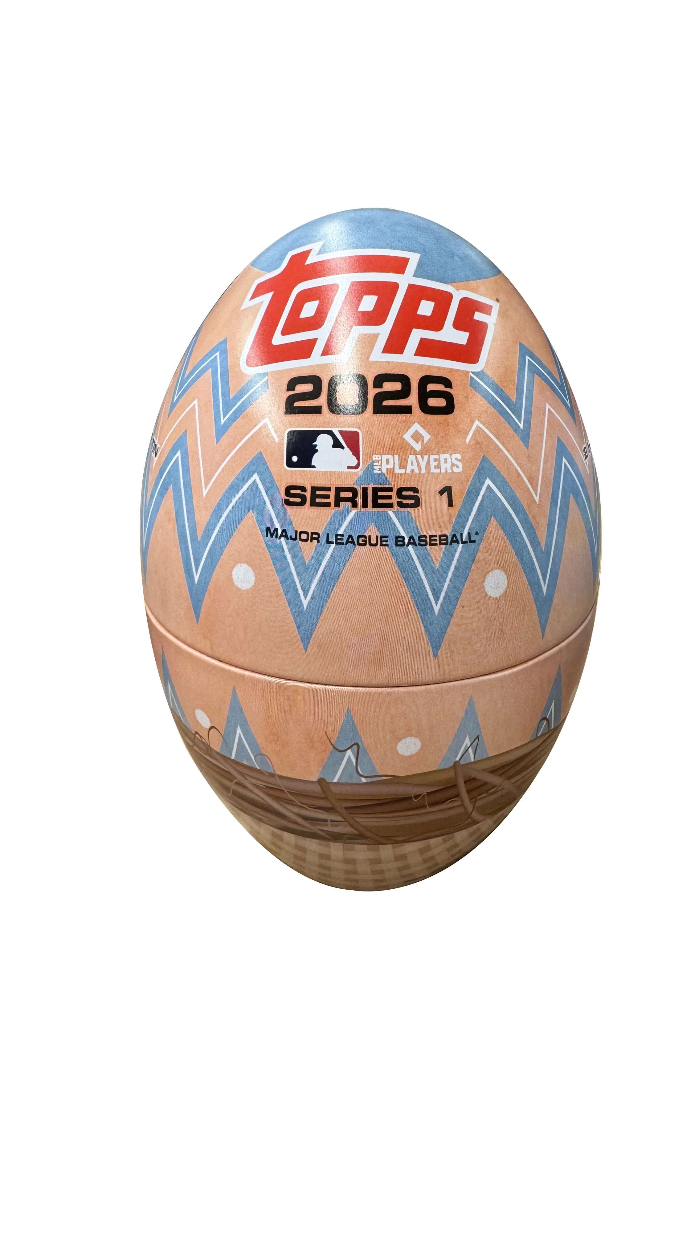 2026 Topps Series 1 Baseball Easter Egg Tin (Collect All 3 Tins) - Pink Egg - MLB Blaster Box