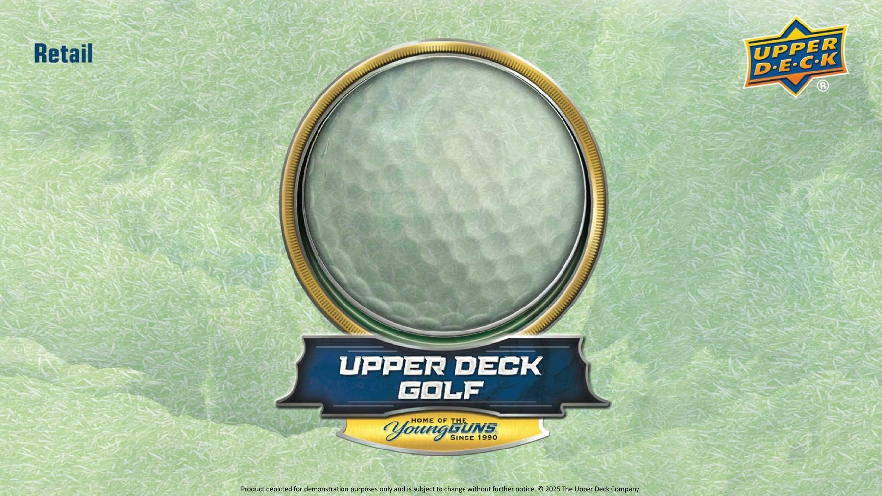 2026 Upper Deck Golf Tin (Box) 3 Young Guns / 2 Purple Dazzlers! - Collectors Tin