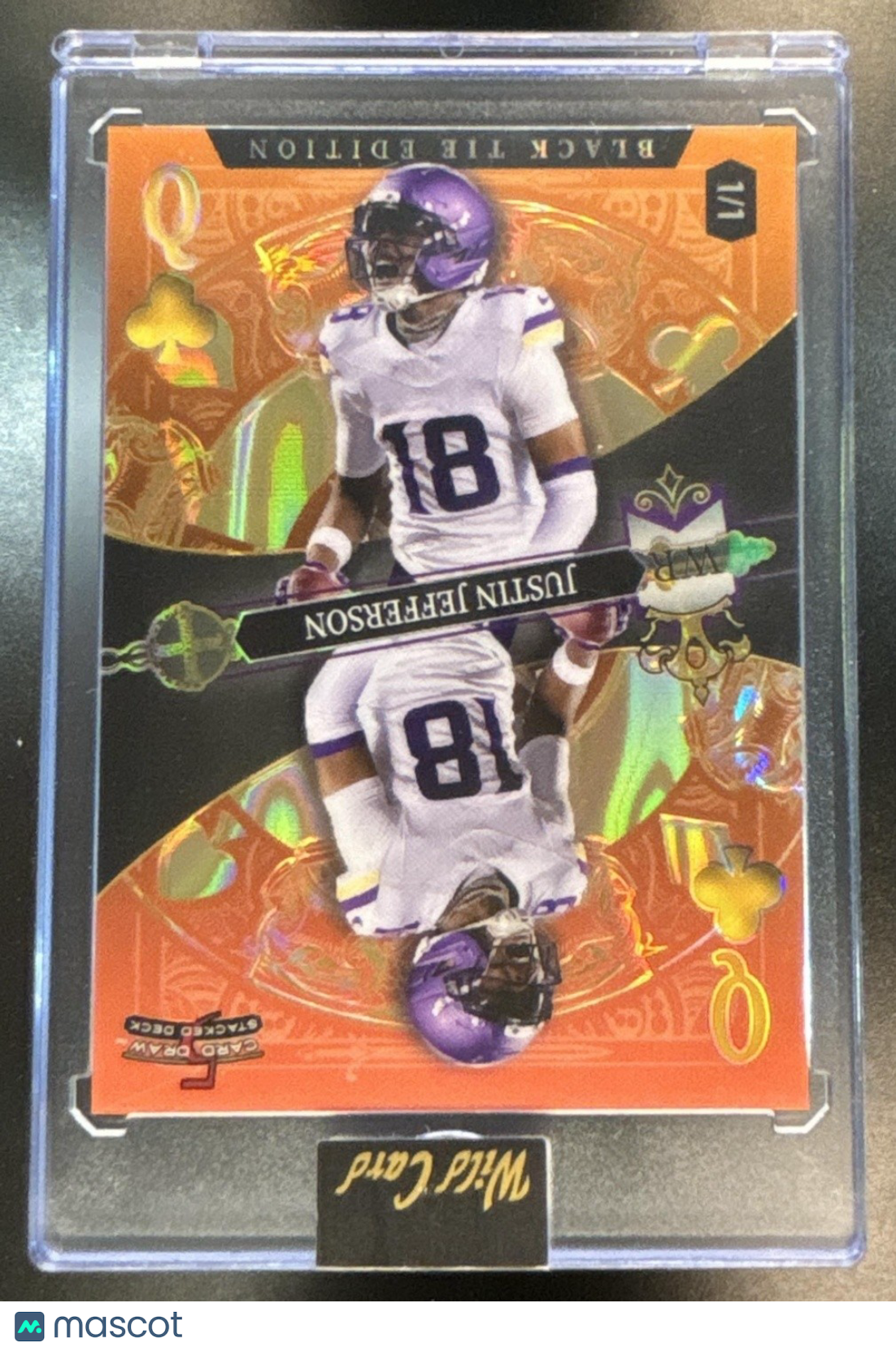 2026 Wild Card 5 Card Draw Stacked Deck Black Tie