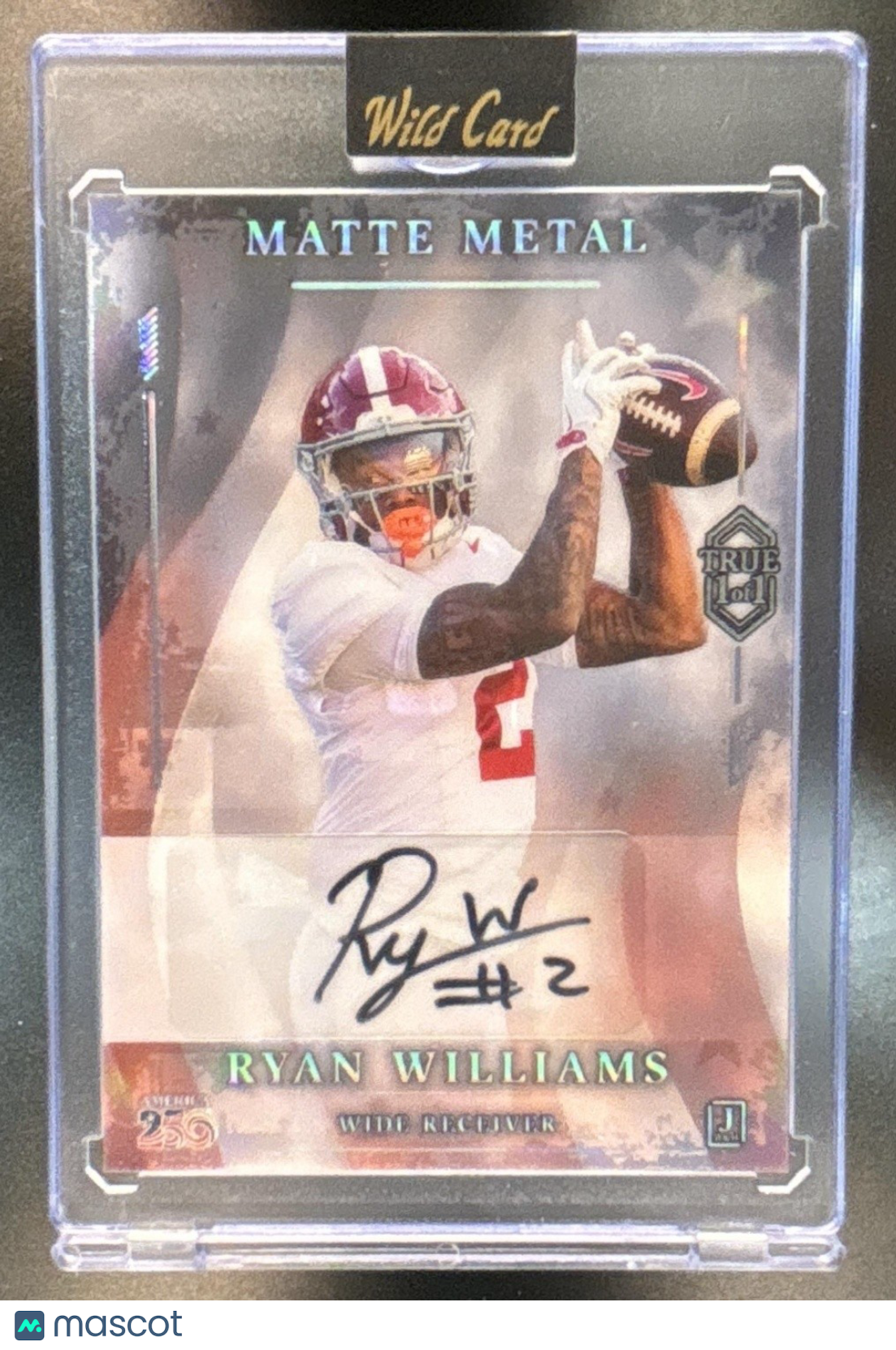 2026 Wild Card Matte Metal ’America 250’’ Ryan Williams Auto ’True 1/1’’ - Sports Cards