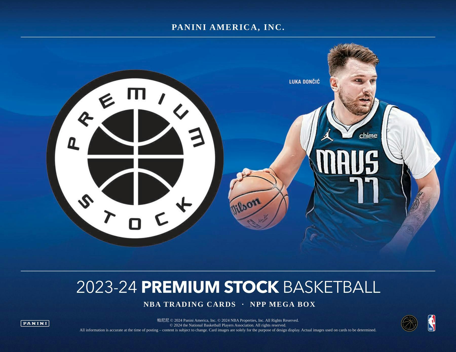 MEGA 2023/24 Panini Hoops Premium Stock Basketball Mega Box (18 Prizm Inserts)