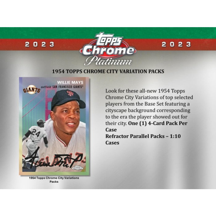 SEALED CASE 2023 Topps Chrome Platinum Anniversary Baseball Hobby 12 Box Case (May 22nd)