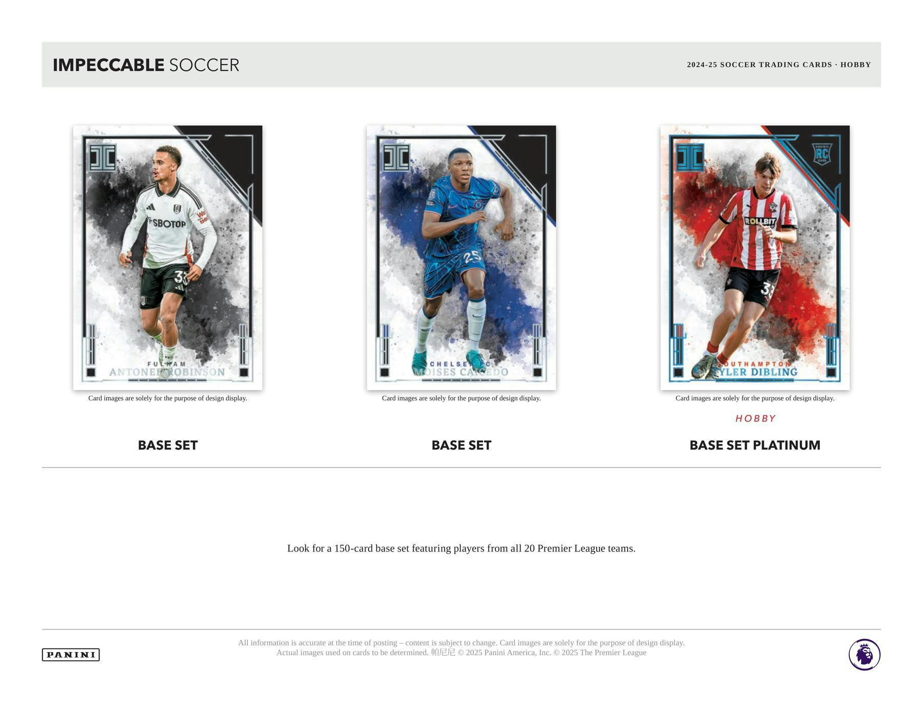 2024/25 Panini Impeccable Soccer Hobby Box (4 Autos Plus)