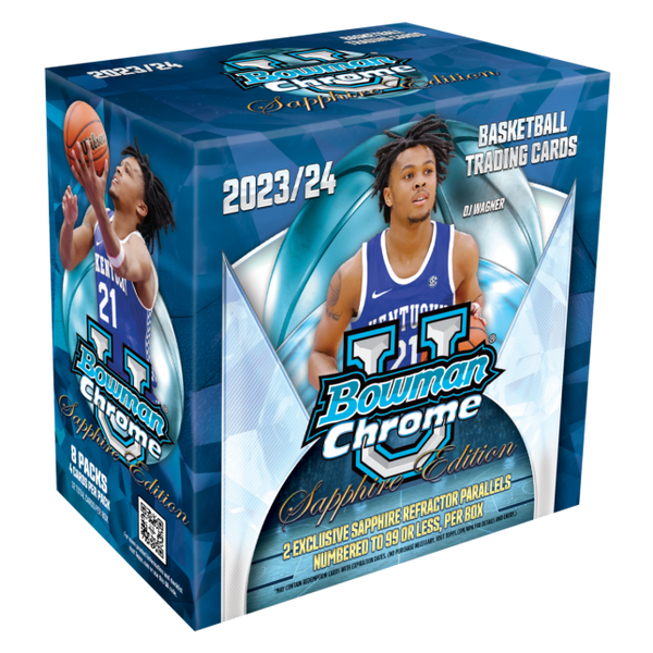 2023/24 Bowman University Chrome Basketball Sapphire Edition