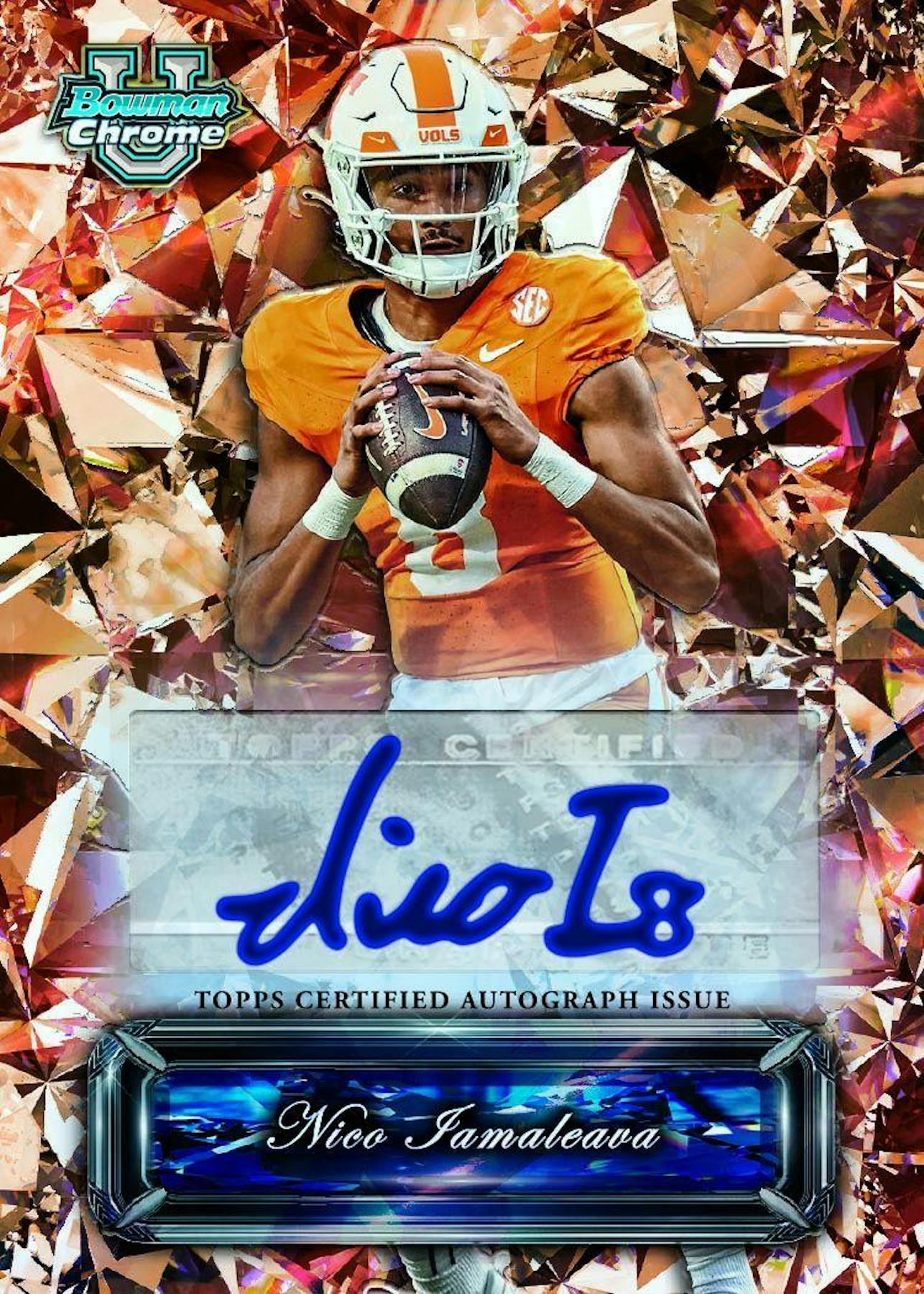 2024 Bowman University Chrome Sapphire Edition Football Box