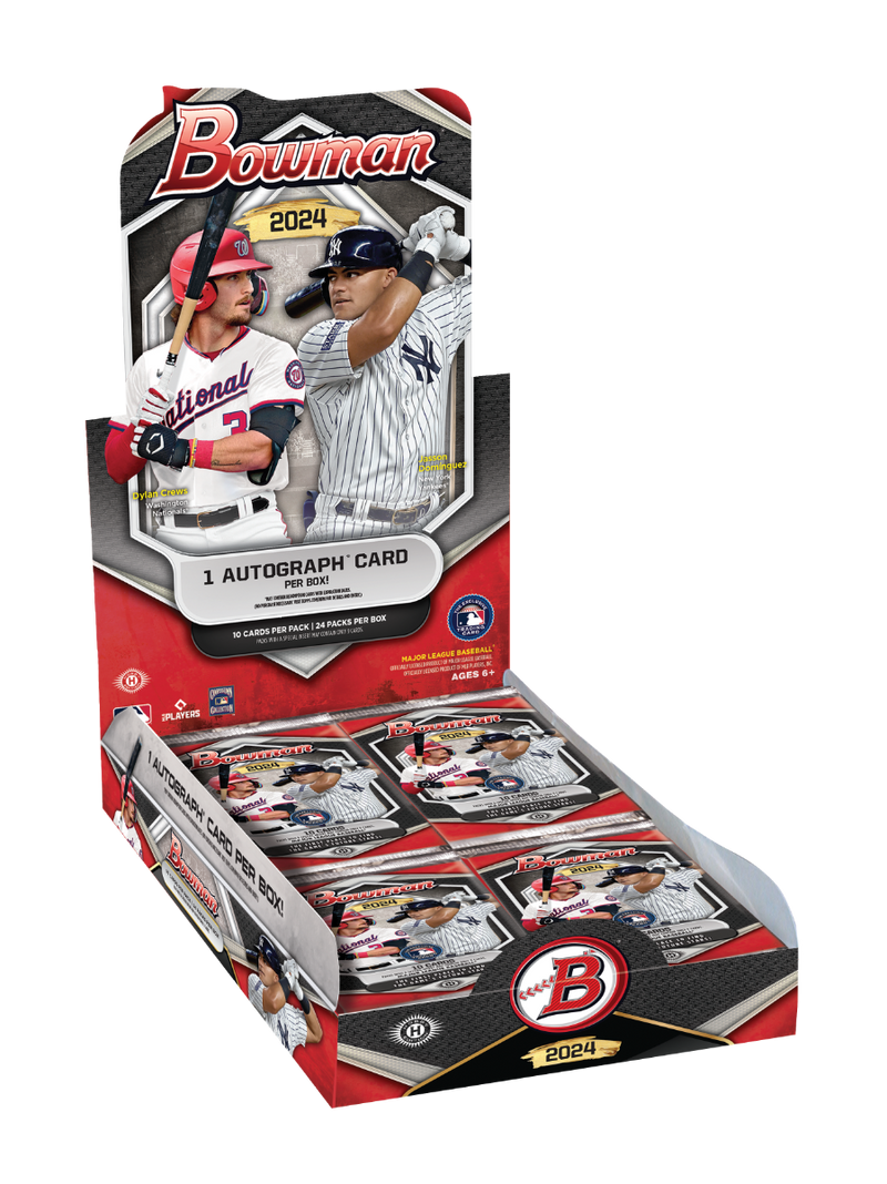 2024 Bowman Baseball Hobby Box (1 Auto)