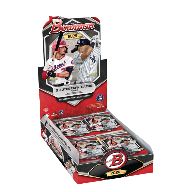 2024 Bowman Baseball Hobby HTA Jumbo Box (3 Autos Plus More Inserts!)