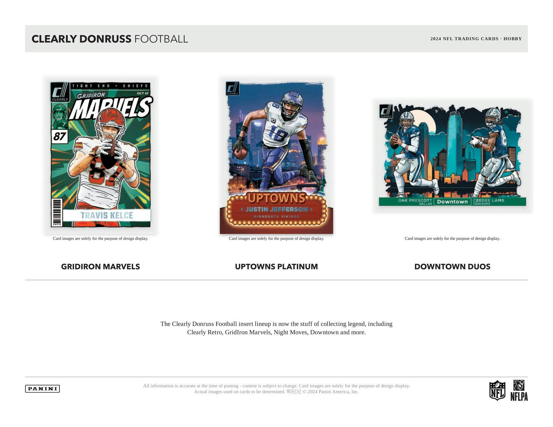 2024 Panini Clearly Donruss Football Hobby Box (1 Auto) Downtown / New Downtown Legends Hunting?