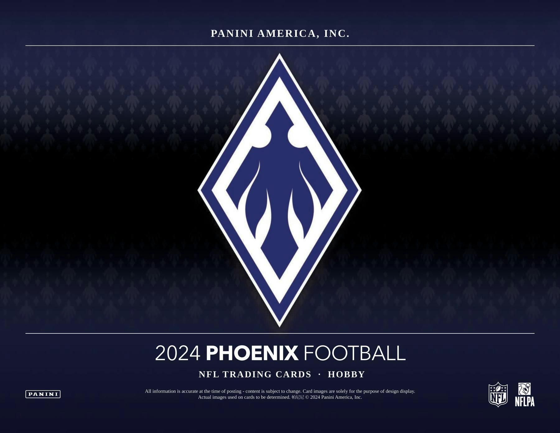 2024 Panini Phoenix Football Hobby Box (2 Autos / 1 Mem)