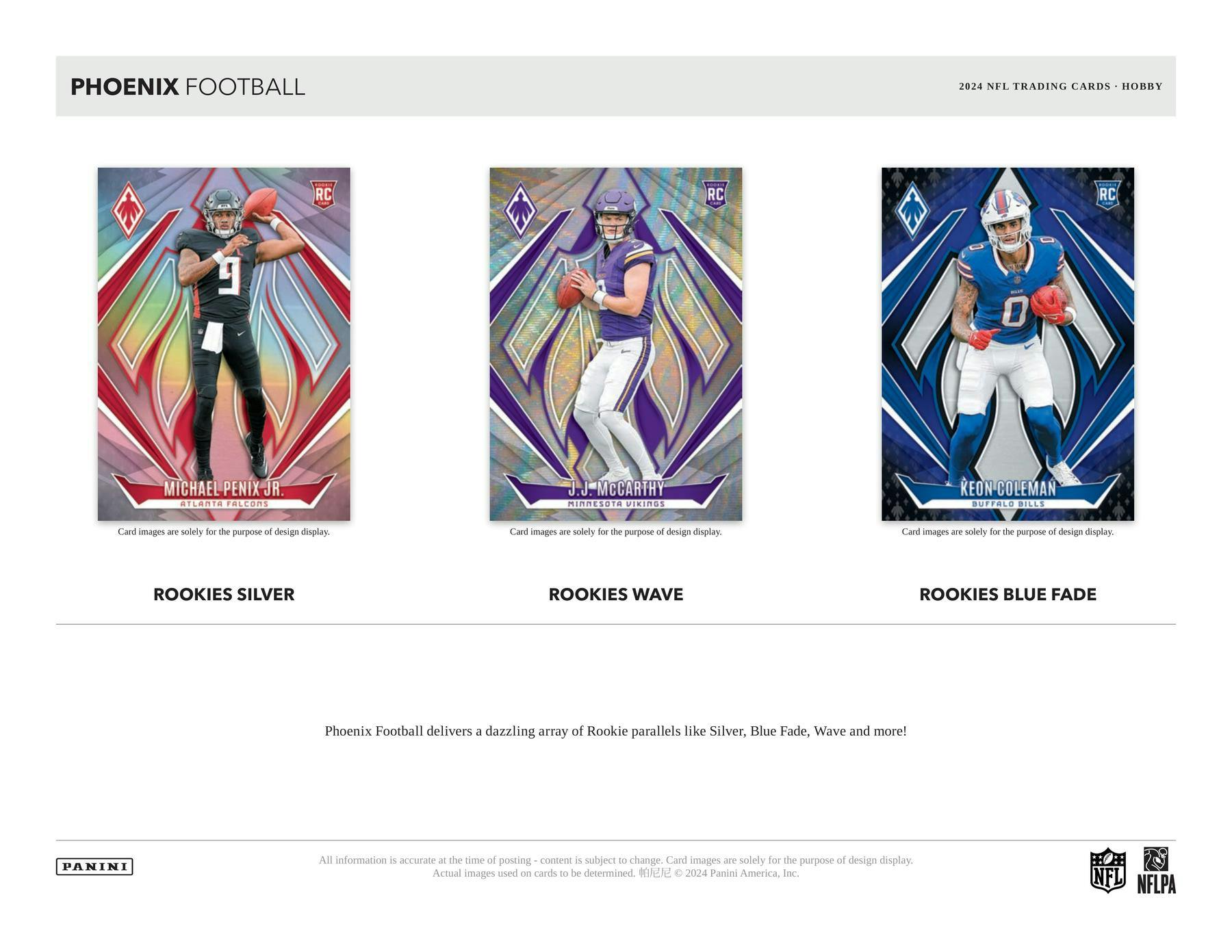 2024 Panini Phoenix Football Hobby Box (2 Autos / 1 Mem)