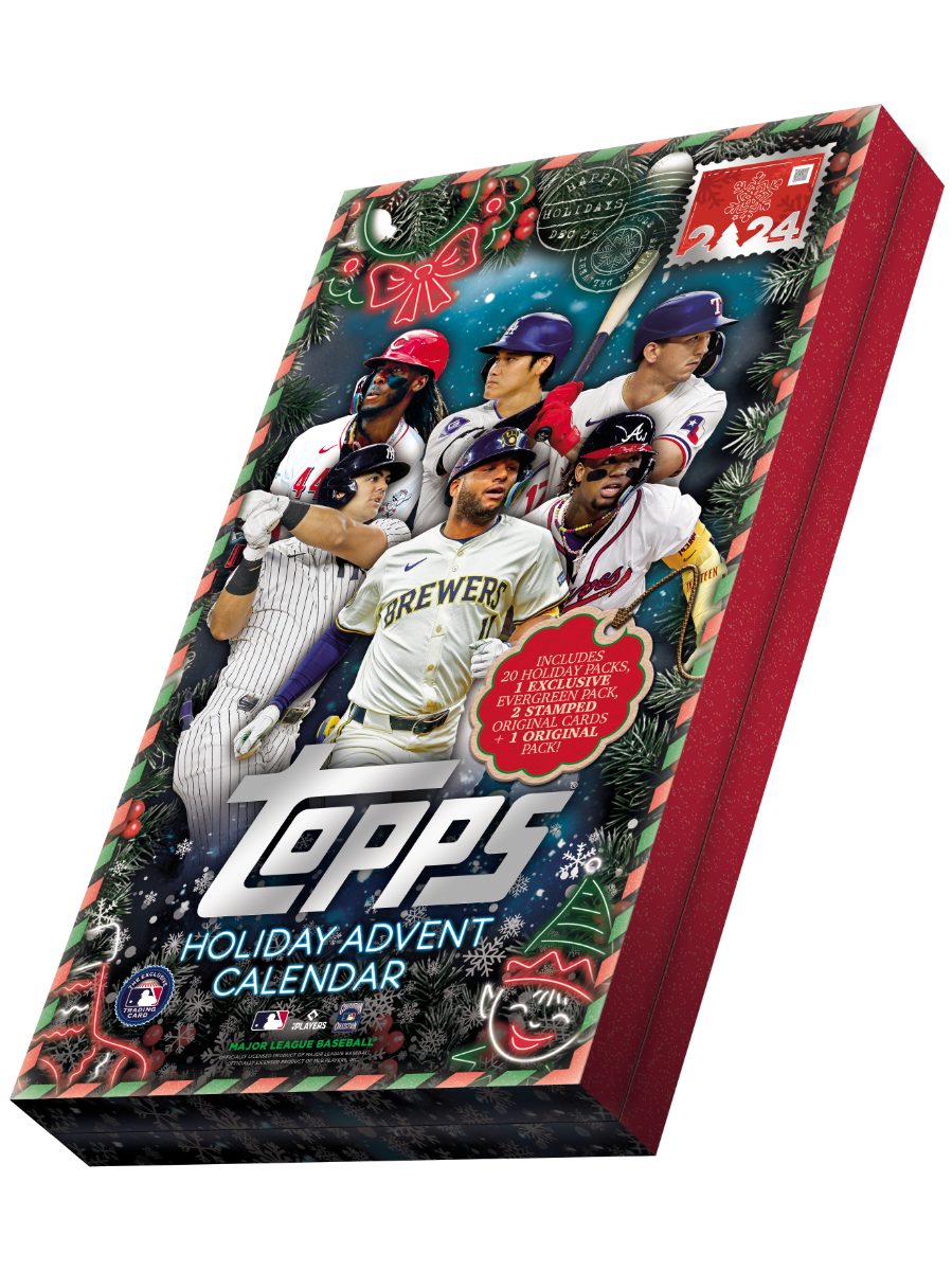 2024 Topps Baseball Holiday Advent Christmas Calendar