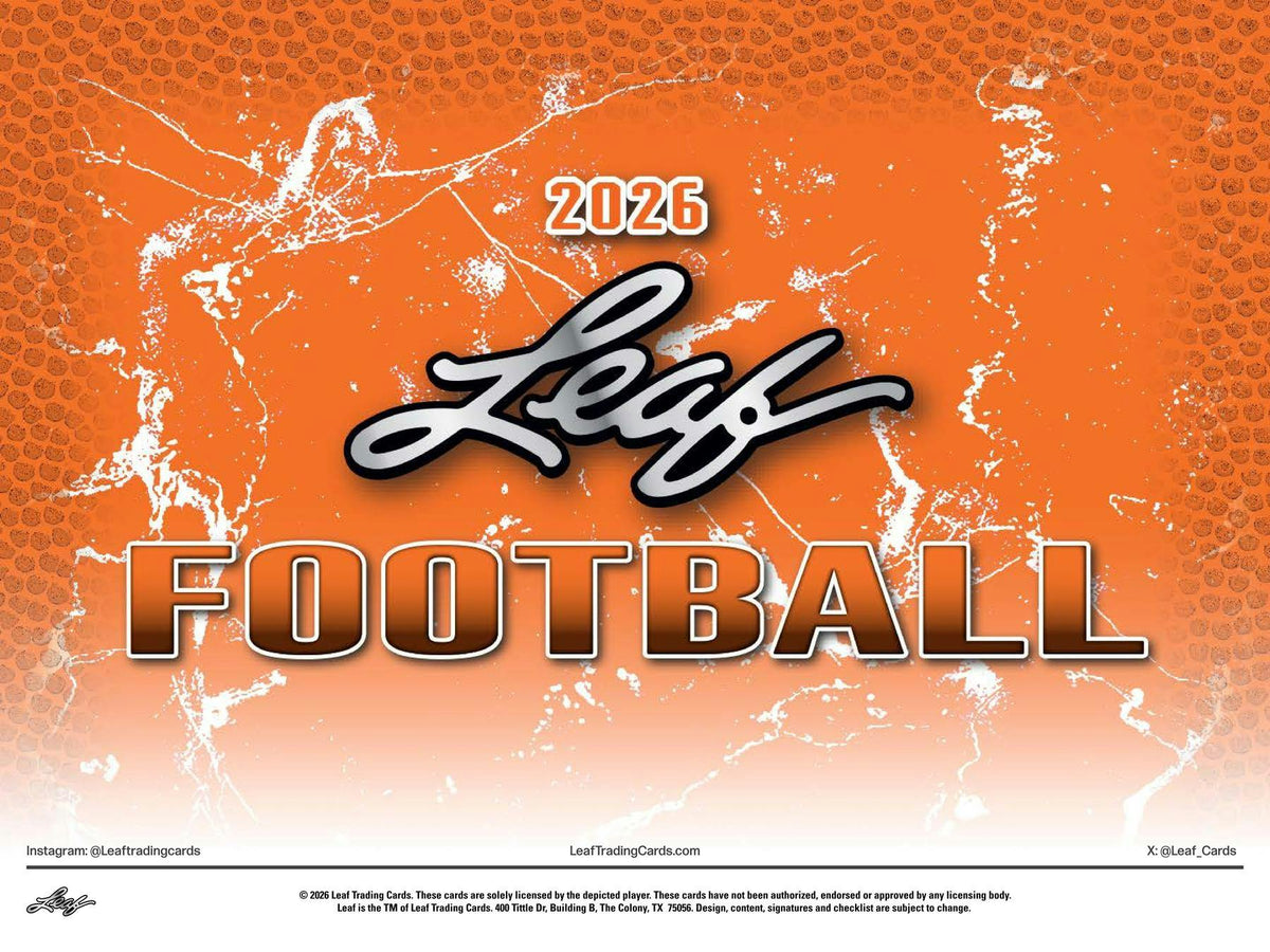 2026 Leaf Football Hobby Box (6 Autos)