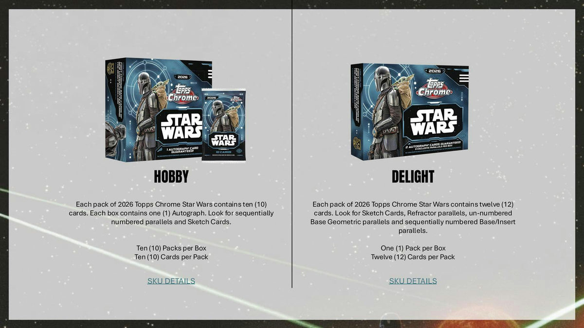 2026 Topps Star Wars Chrome Blaster Box