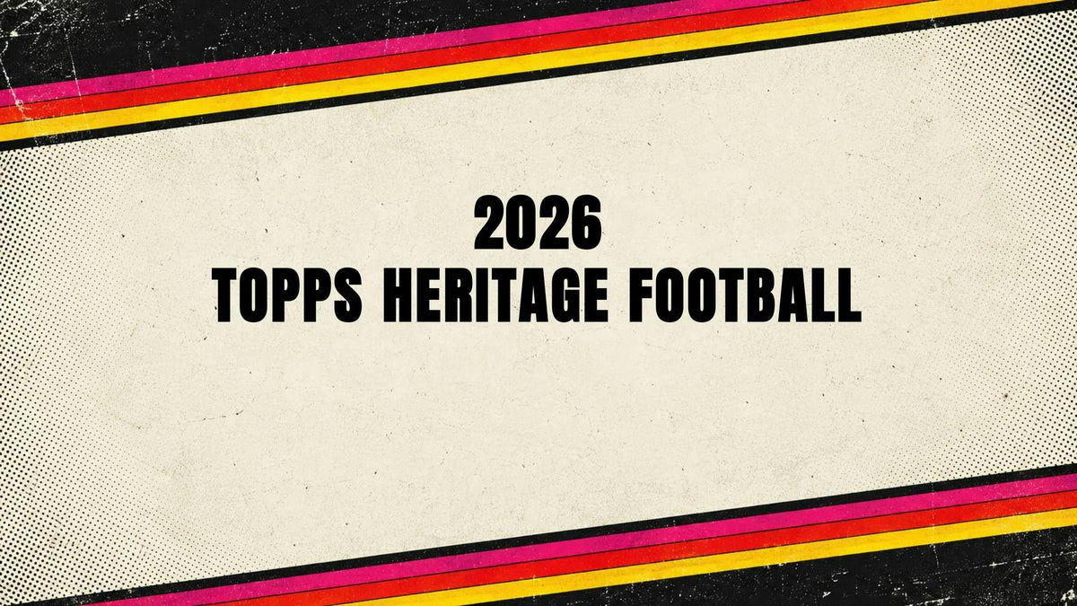 2026 Topps Heritage Football Hobby Box (1 Auto or 1 Relic)