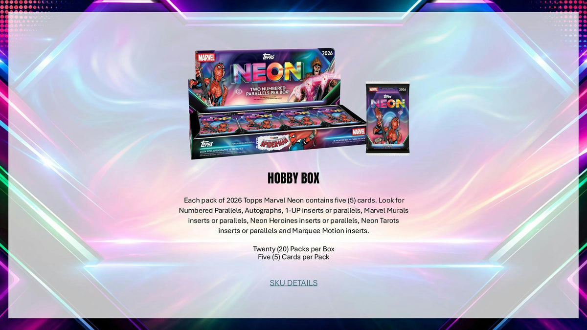 2026 Topps Marvel Neon Blaster Box