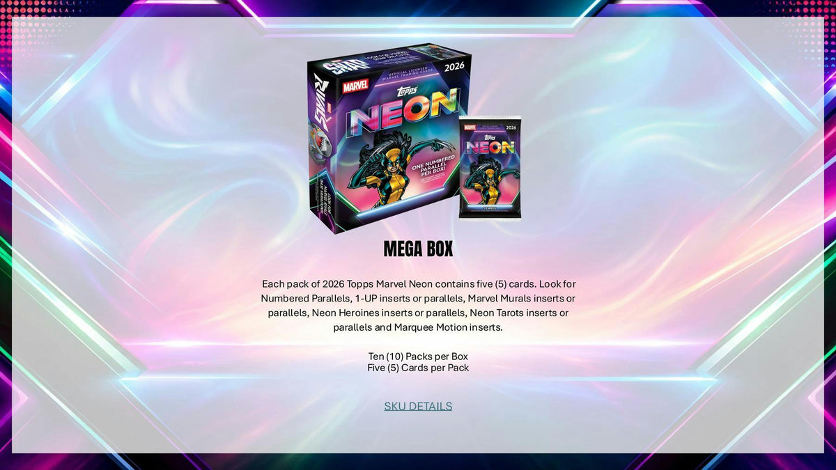 2026 Topps Marvel Neon Blaster Box