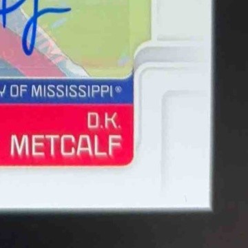 2019 Panini Score D.K. Metcalf Rookies Signatures #352 RC Auto