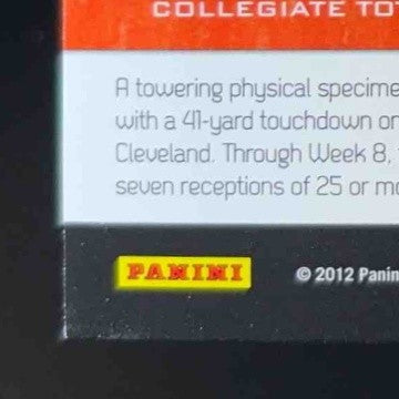 2011 Totally Certified #201 A.J. Green JSY AU /299 RC Rookie Auto Bengals