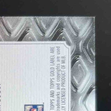 2022 Topps Gold Label Willie Mays Class 2 Red /50 #42 San Francisco Giants