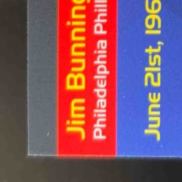 2002 Topps Finest Jim Bunning Moments Auto #FMA-JB Philadelphia Phillies