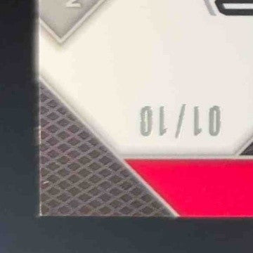 2024 Panini Prizm Draft Picks Jumbo Rookie Patch Autographs Gold Cade Stover /10