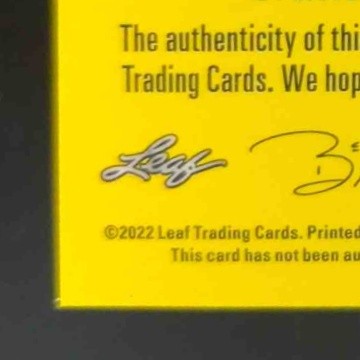 2022 Leaf Pro Set Metal Power Surge Crystal Blue Garrett Wilson /25 Auto