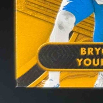 2024 Panini Gold Standard Bryce Young Gear White 44/49 Memorabilia Panthers
