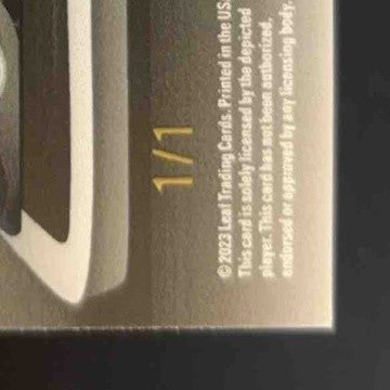 2023 Leaf Metal Draft Anthony Richardson First Round Bound Auto Crystal Blue 1/1