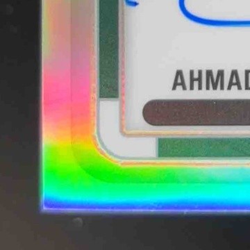 2022 Contenders Optic Ahmad Sauce Gardner Rookie of the Year 24/75 Auto RC Jets