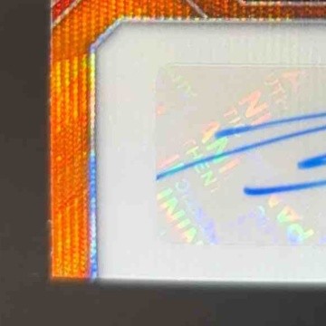 2024 Prizm Draft Picks Trevor Etienne Sensational Signature Orange Wave /75 Auto