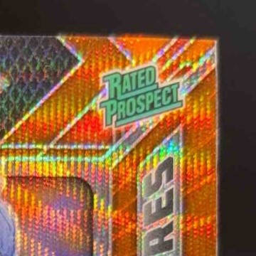 2024 Prizm Draft Picks Trevor Etienne Sensational Signature Orange Wave /75 Auto