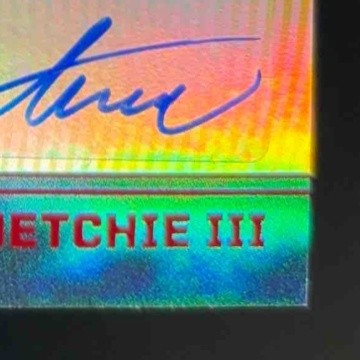 2022 Panini Illusions John Metchie First Impressions Auto Memorabilia Red 66/99