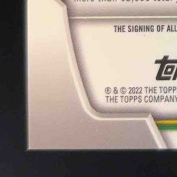 2022 Bowman University Chrome Bo Nix Prospect Auto Yellow Refractor /75 #61