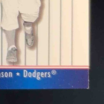 2002 Upper Deck World Series Heroes Classic Mickey Mantle Pants Jackie Robinson