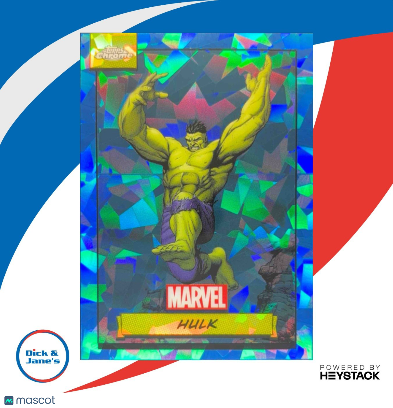 2024 Topps Chrome UK Sapphire Edition Marvel #43 Hulk