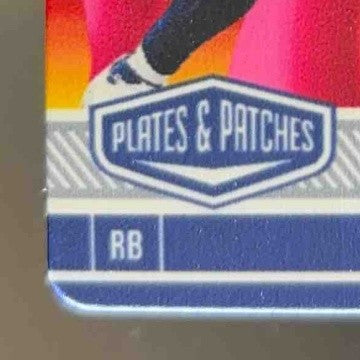 2023 Panini Plates & Patches Tyjae Spears Metal Lava Drip /7 #184 Rookie Titans