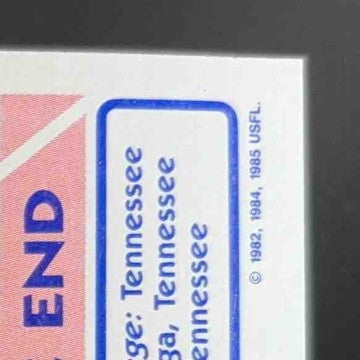 1985 Topps USFL Reggie White #75
