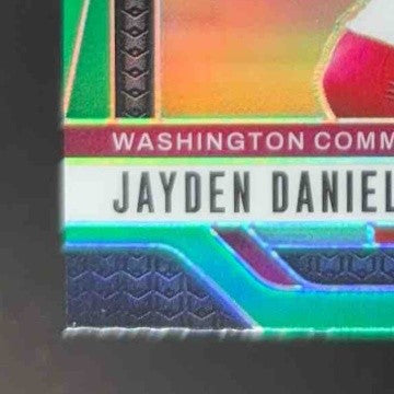 2024 Panini Prizm Jayden Daniels Green #347 RC Washington Commanders