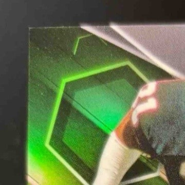 2023 Topps Chrome Donnie Shell Chrome Black Auto Green Refractor 27/99 Steelers